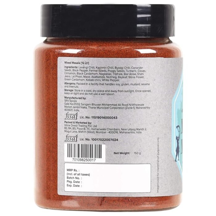 Urban Platter Maharashtrian Malvani Masala, 150g (Signature Lajjatdar Sindhudurg Coastal Blend | Onion & Garlic-free | Additive & Preservative-free) - Image 3