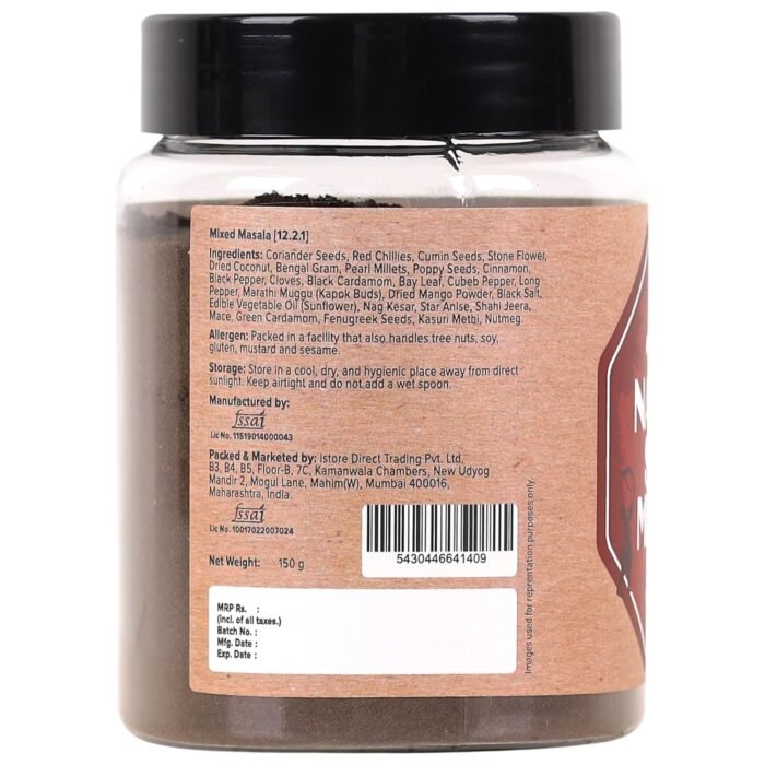 Urban Platter Maharashtrian Saoji Masala, 150g (Signature Jhanjhanit Nagpuri Blend | Onion & Garlic-Free | Additive & Preservative-Free) - Image 3