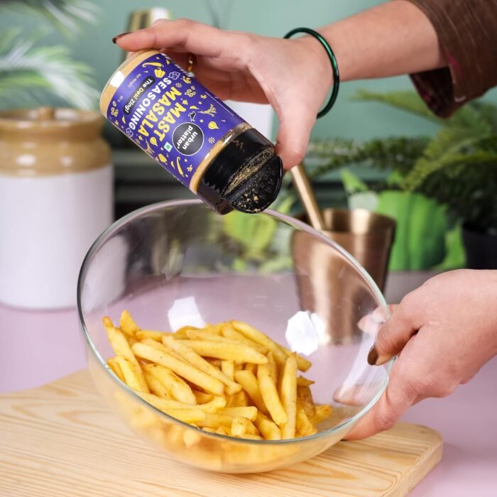 Urban Platter Mast Masala Seasoning, 80g (Classic Indian Masala Blend | Great for Fries, Popcorn, Makhanas & Salads) - Image 5