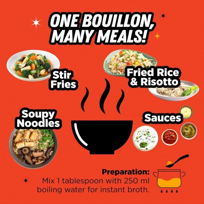 Urban Platter One in a Bouillon, 200g (Instant Vegetable Broth Powder | Perfectly Plant-based Umami Base | Clean-Label | Additive, Preservative and MSG free) - Image 9