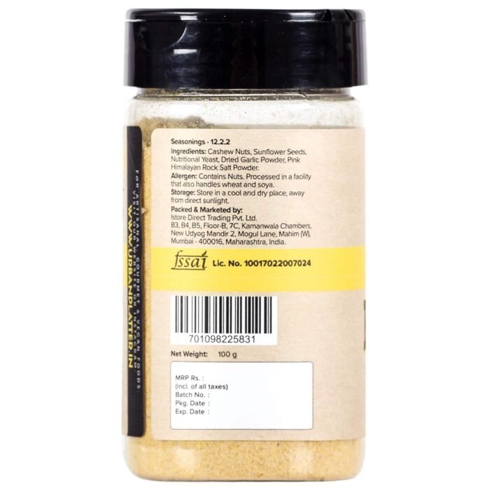 Urban Platter Parmesan Style Seasoning, 100g (Savoury Umami Sprinkle | Clean-Label | Ideal for Pasta, Salads, Snacks) - Image 2