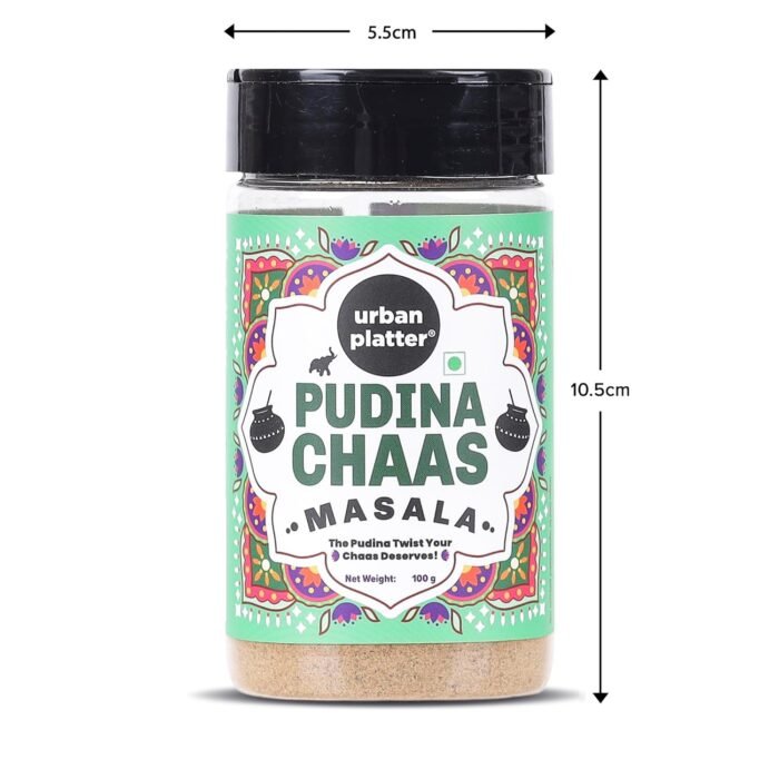 Urban Platter Pudina Chaas Masala, 100g (Everyday Refreshment Essential | Digestive-Friendly | Additive & Preservative-free) - Image 4
