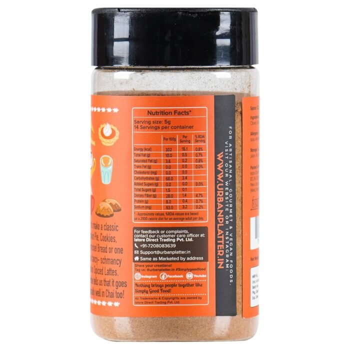 Urban Platter Pumpkin Pie Spice Powder, 70 g - Image 3