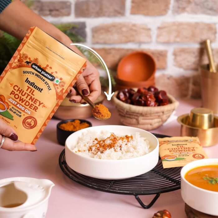 Urban Platter South Indian Style Instant Til Chutney Powder, 200g (Ellu Podi | Sesame Dry Chutney | Ready-to-Use | Perfect for Idli, Dosa and Rice) - Image 5