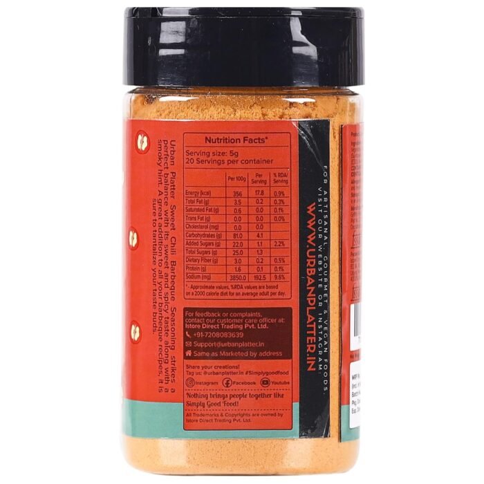Urban Platter Sweet Chilli BBQ Seasoning, 100g - Image 3