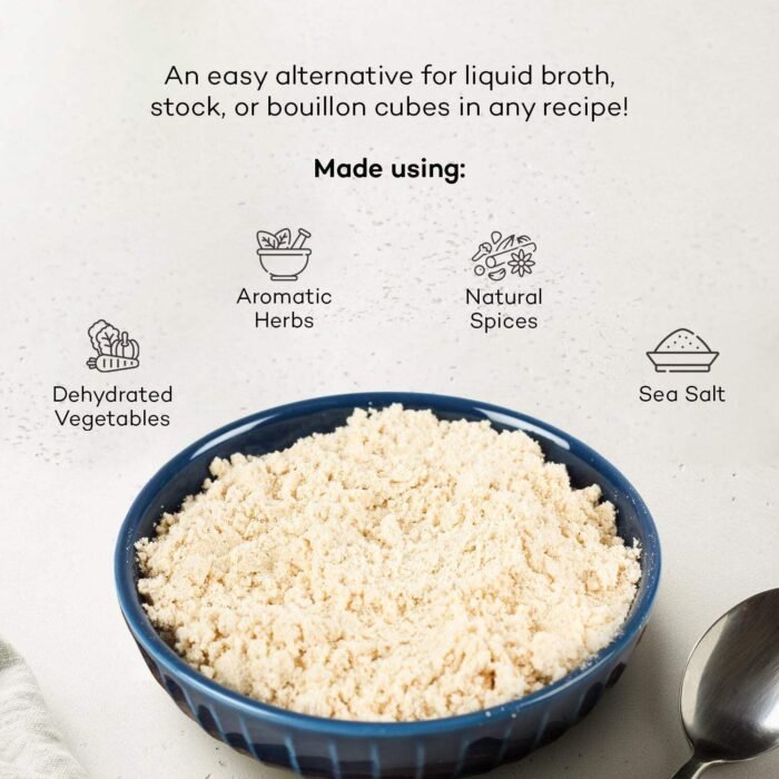 Urban Platter Vegetable Bouillon & Broth Powder, 200g (Plant-Based | Instant Vegetable Stock | MSG-free | Umami-Rich) - Image 4