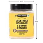 Urban Platter Vegetable Bouillon & Broth Powder, 200g (Plant-Based | Instant Vegetable Stock | MSG-free | Umami-Rich) - Image 9