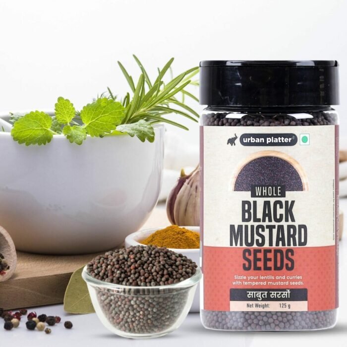 Urban Platter Whole Black Mustard Seeds, 125g (Rai | Sabut Sarson | Whole Spices | Indian Khada Masala) - Image 5