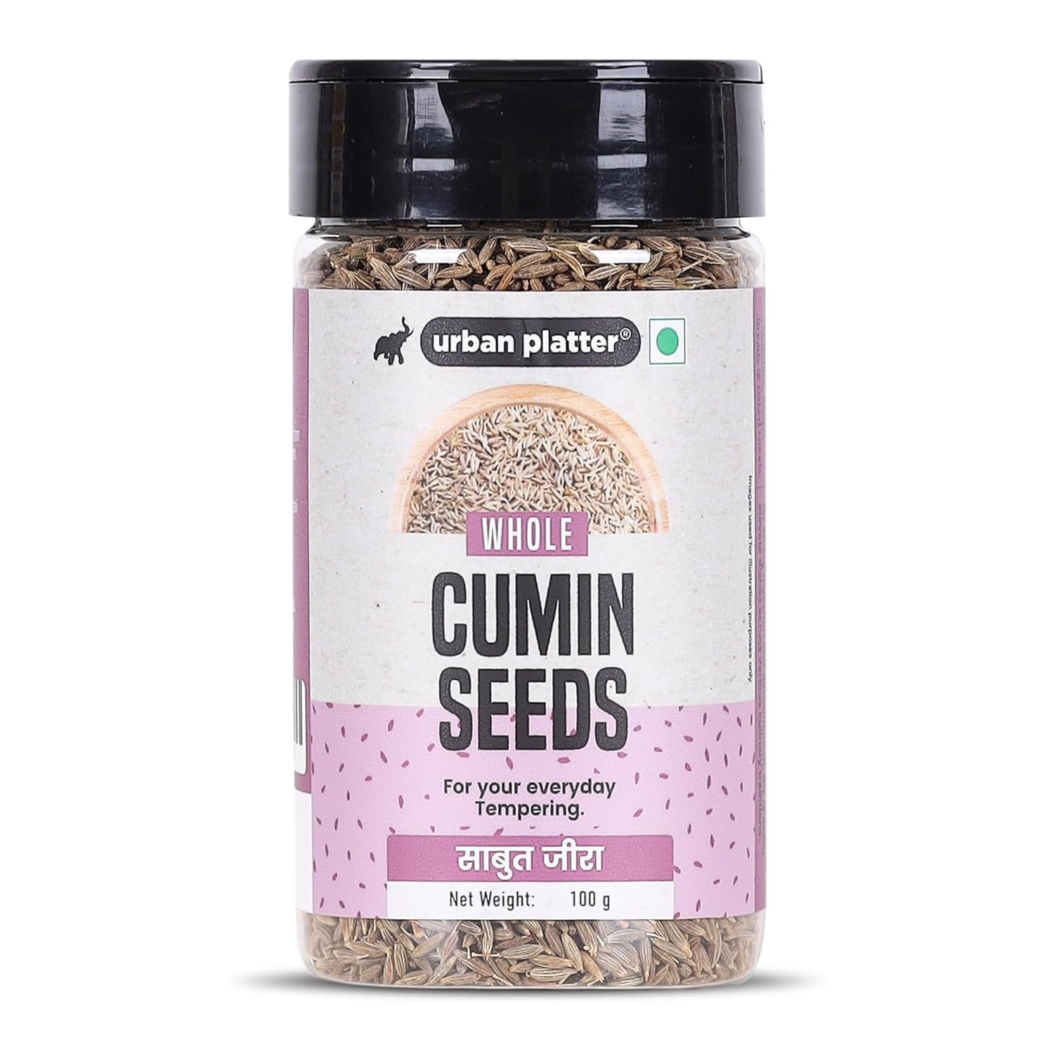 Urban Platter Whole Cumin seeds, 100g 1 Urban Platter Whole Cumin seeds, 100g (Sabut Jeera | Natural Coolant | Everyday Tempering | Indian Khada Masala) - Image 1
