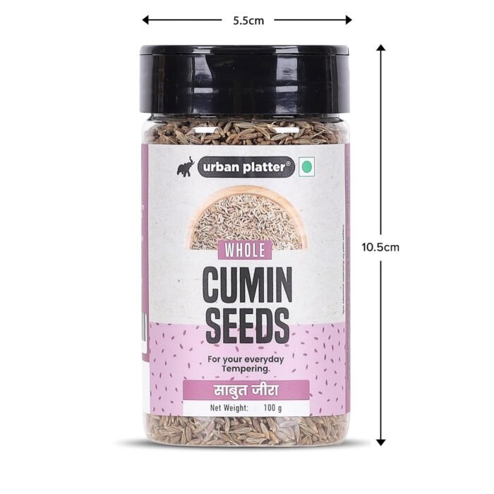 Urban Platter Whole Cumin seeds, 100g (Sabut Jeera | Natural Coolant | Everyday Tempering | Indian Khada Masala) - Image 6