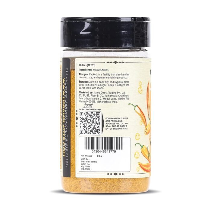 Urban Platter Yellow Chilli Powder, 80g (Mildly hot | Great for Chaats, Curries and Pickles) - Image 2