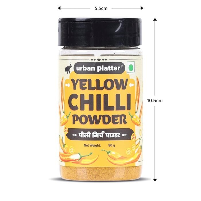 Urban Platter Yellow Chilli Powder, 80g (Mildly hot | Great for Chaats, Curries and Pickles) - Image 4