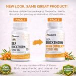 Hayer Sea Buckthorn 60 Tablets 1200mg with Omega 7, vitamins, and antioxidants for radiant skin, immunity, and vitality. 100% natural - Image 9