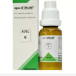 ADEL 6 Homoeopathic apo-Strum Drop 20ml for Thyroid heart care