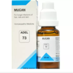 ADEL 73 Homoeopathic Mucan Drop 22ml for Dry Skin Hair Fall fungal infections