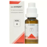 ADEL 8 Homoeopathic Co-Hypert Drop For Blood Pressure 20ml for blood pressure level headache