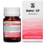 Dr Willmar Schwabe India Homoeopathic Alpha-CF (20gm) Tablets for cough headache fever