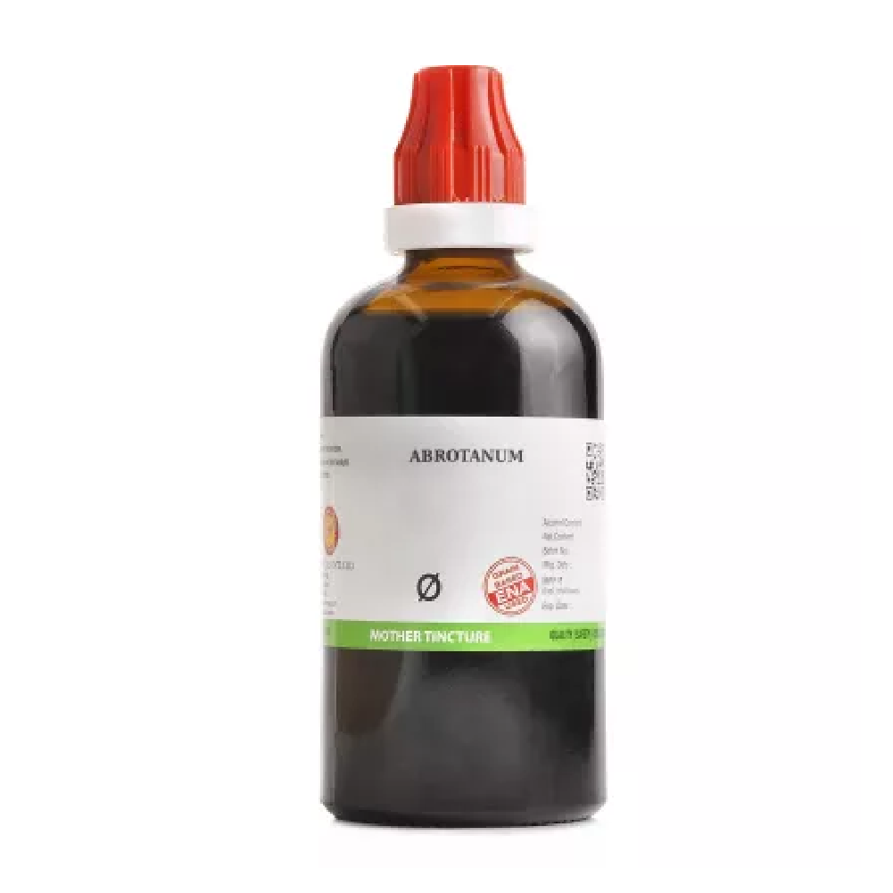 BJain-Abrotanum-1X-Q-100ml.png BJain Abrotanum 1X (Q) Mother Tincture (100ml) For Joint Pain, Pile, Indigestion, Gout - Image 1