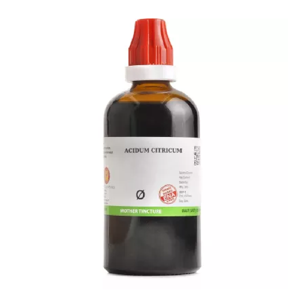 BJain-Acidum-Citricum-1X-Q-100ml.png BJain Acidum Citricum 1X (Q) Mother Tincture (100ml) For Joint pain, Heartburn - Image 1