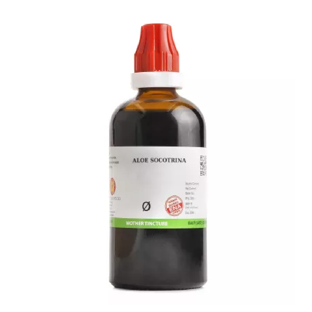 BJain-Aloe-Socotrina-1X-Q-100ml.png BJain Aloe Socotrina 1X (Q) Mother Tincture (100ml) For Swelling, Piles - Image 1