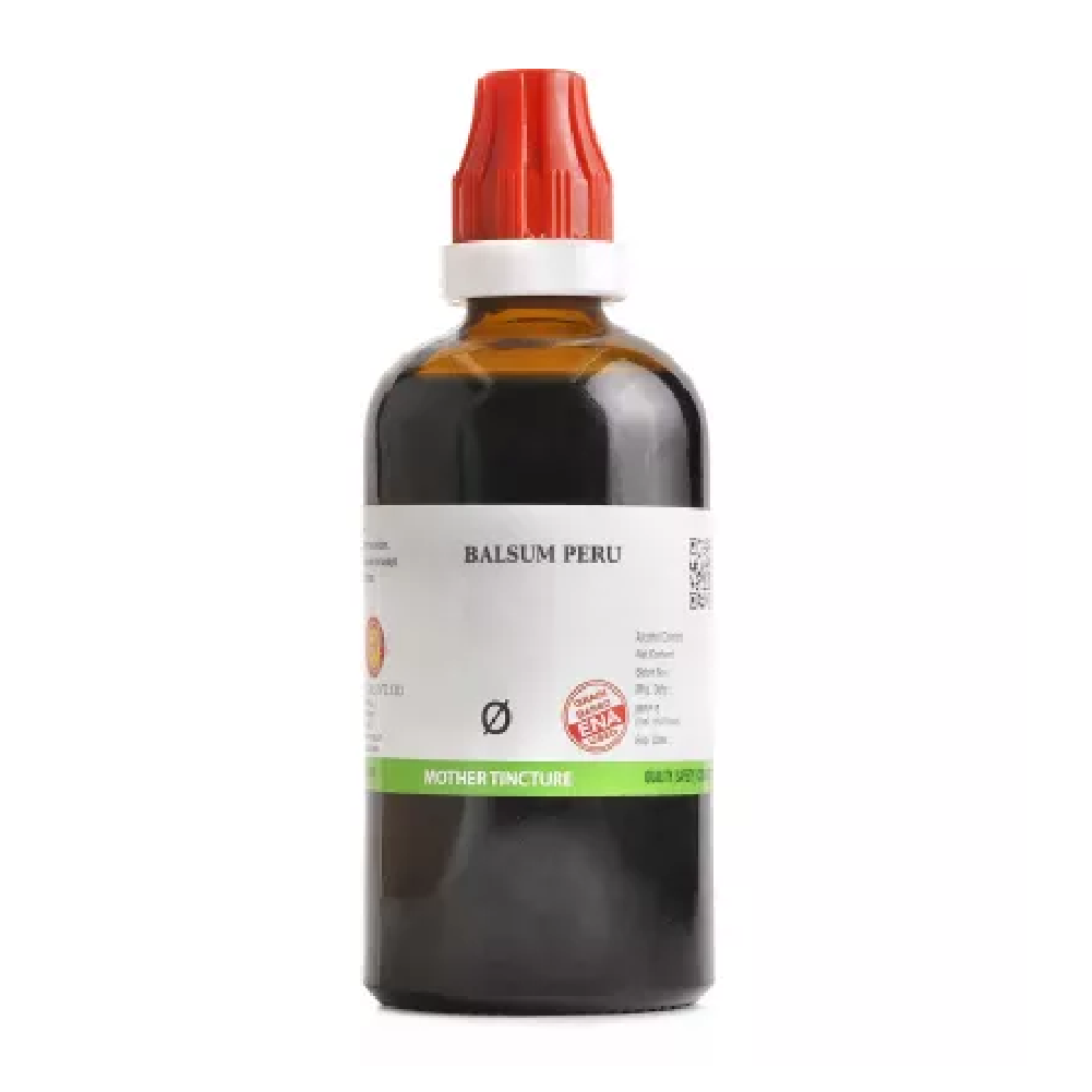 BJain-Balsum-Peru-1X-Q-100ml.png BJain Balsum Peru 1X (Q) Mother Tincture (100ml) For Cough, Itching - Image 1
