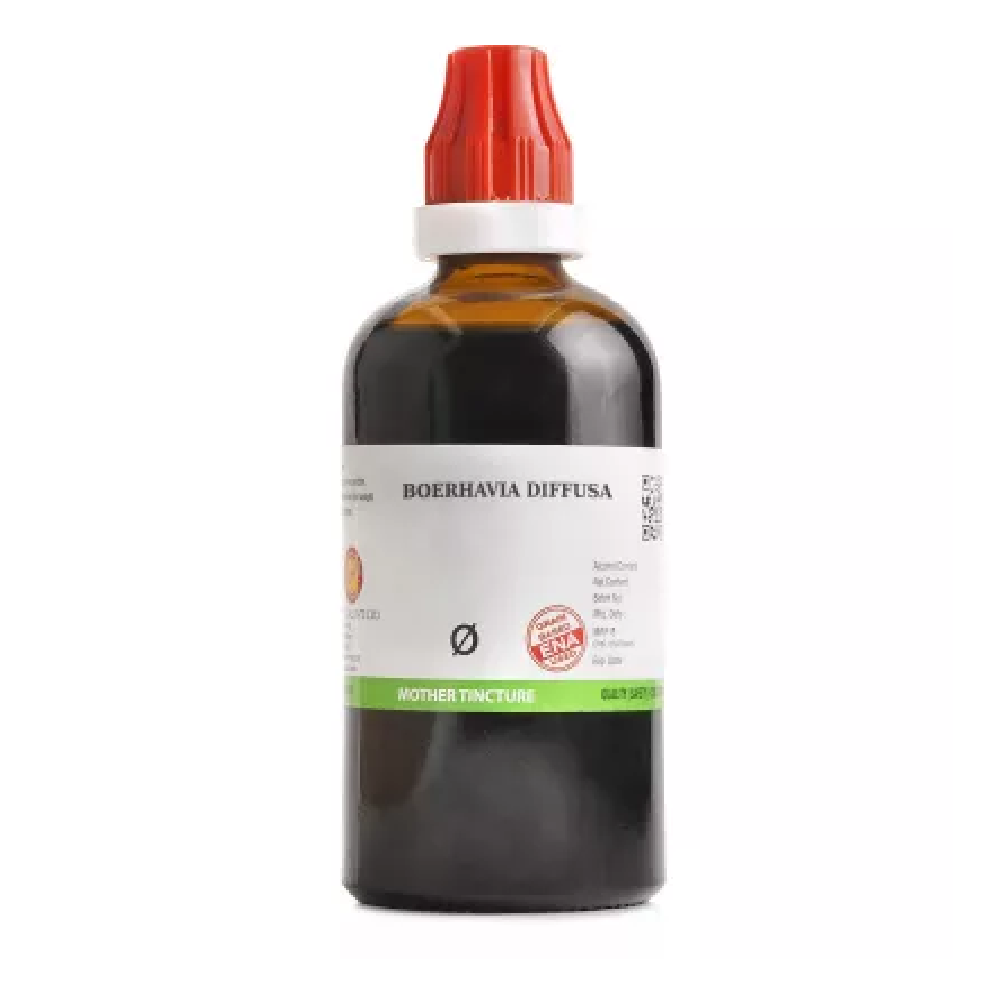 BJain-Boerhavia-Diffusa-1X-Q-100ml.png BJain Boerhavia Diffusa 1X (Q) Mother Tincture (100ml) For swelling, Headache - Image 1