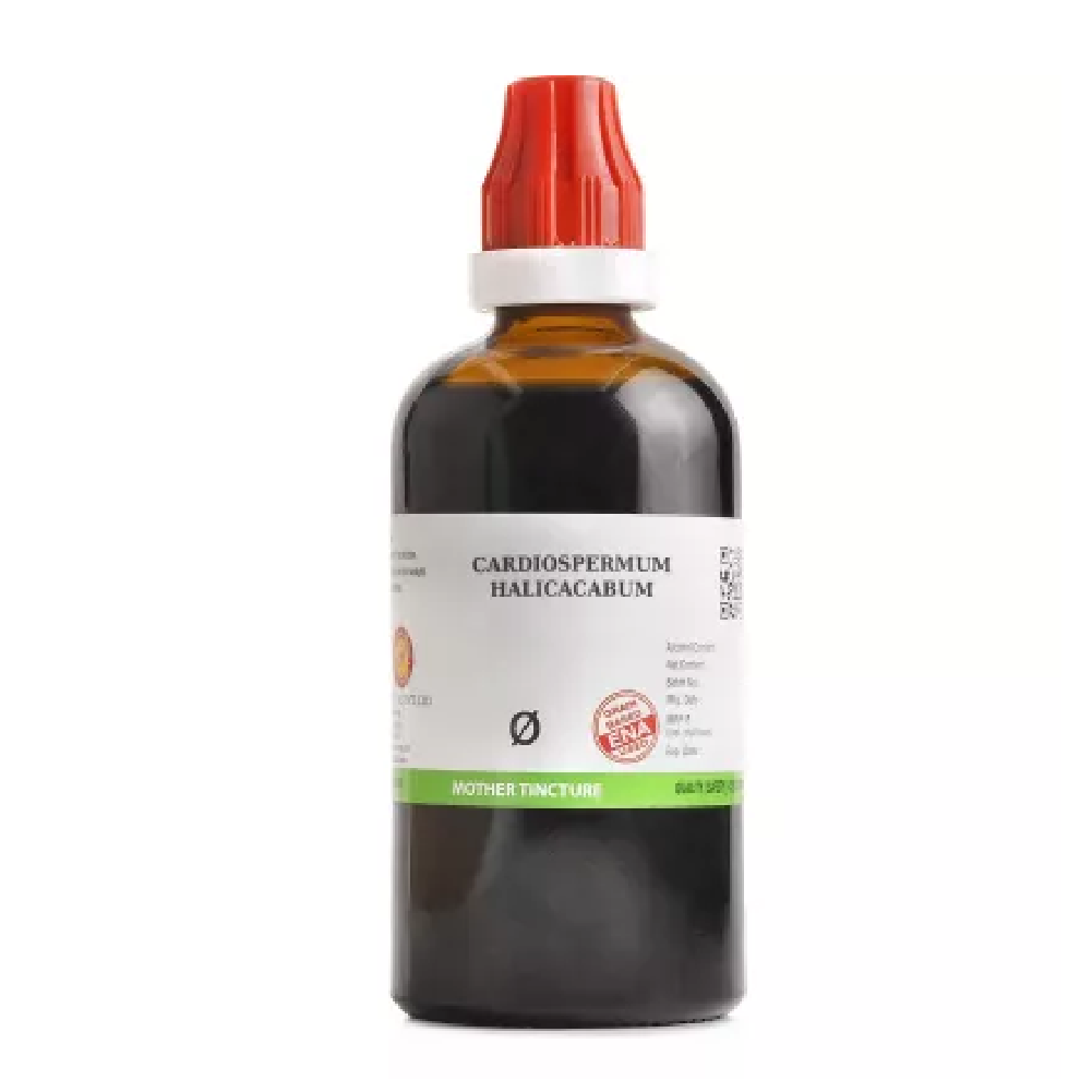 BJain-Cardiospermum-Halicacabum-1X-Q-100ml.png BJain Cardiospermum Halicacabum 1X (Q) Mother Tincture (100ml) For Swelling, Itching, Skin Allergy - Image 1