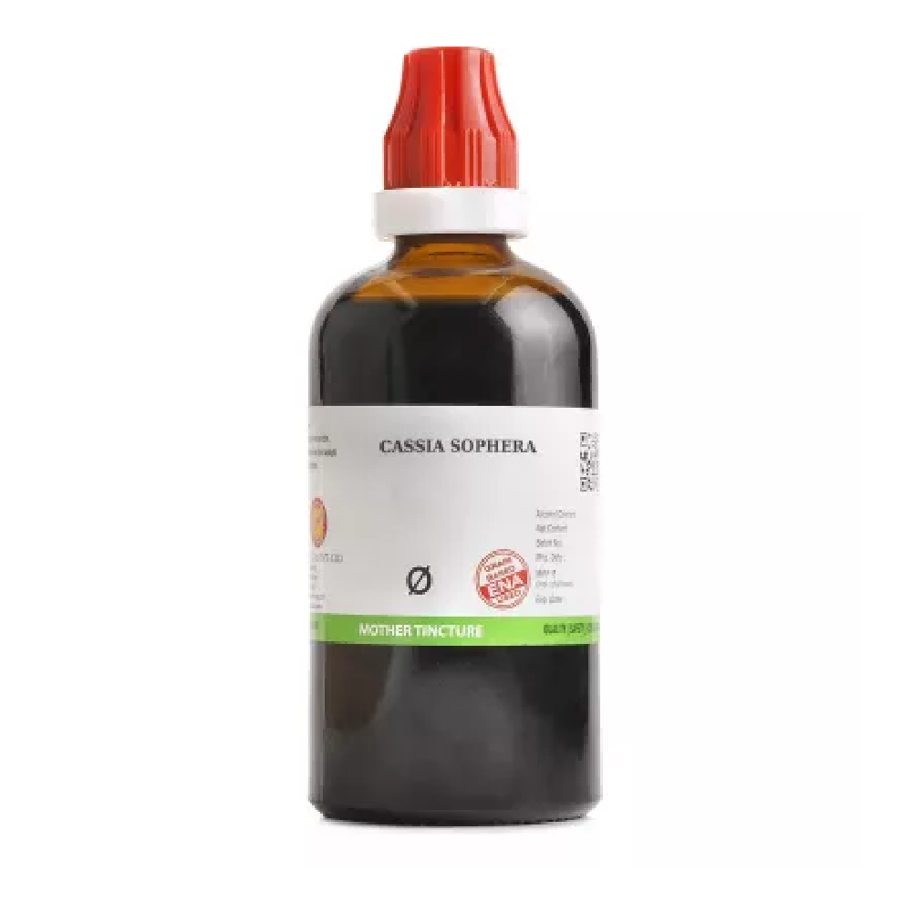 BJain-Cassia-Sophera-1X-Q-100ml.png BJain Cassia Sophera 1X (Q) HomeopathicMother Tincture (100ml) For Joint Pain, Skin Complaints, Cough, Constipation - Image 1