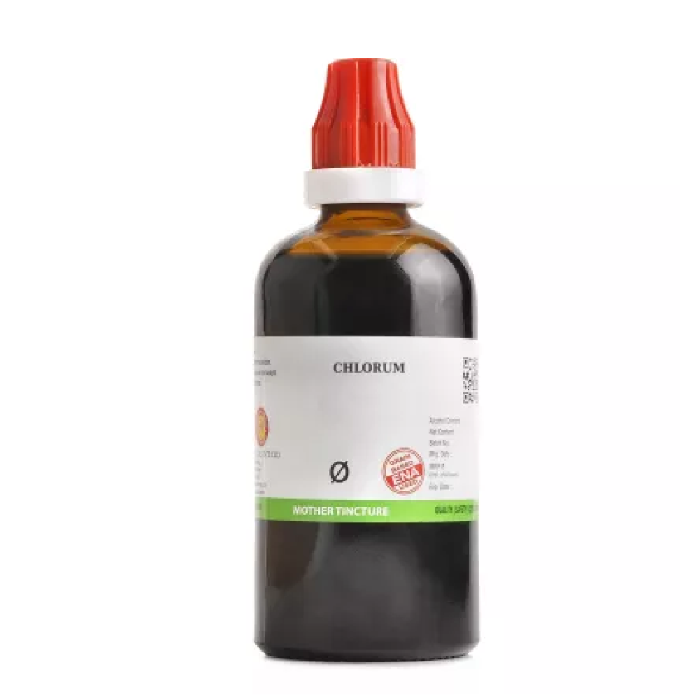 BJain-Chlorum-1X-Q-100ml.png BJain Chlorum 1X (Q) Mother Tincture (100ml) For Itching, Cough - Image 1