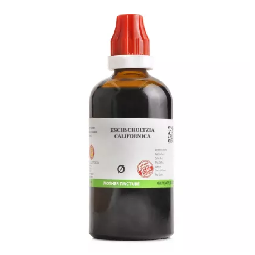 BJain-Eschscholtzia-Californica-1X-Q-100ml.png BJain Eschscholtzia Californica 1X (Q) Mother Tincture (100ml) For Anxiety, Relieve Pain - Image 1