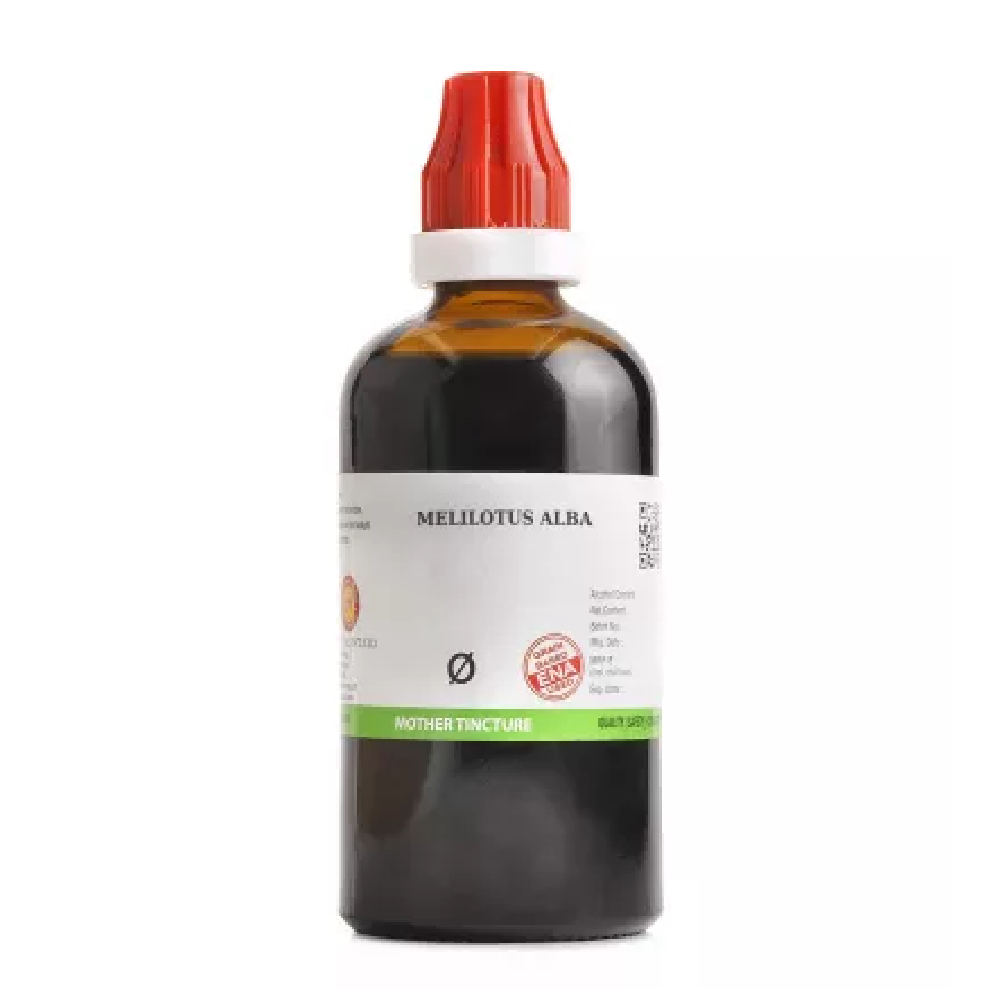 BJain-Melilotus-Alba-1X-Q-100ml.png BJain Melilotus Alba 1X (Q) Mother Tincture (100ml) For Constipation, Piles, Headache - Image 1