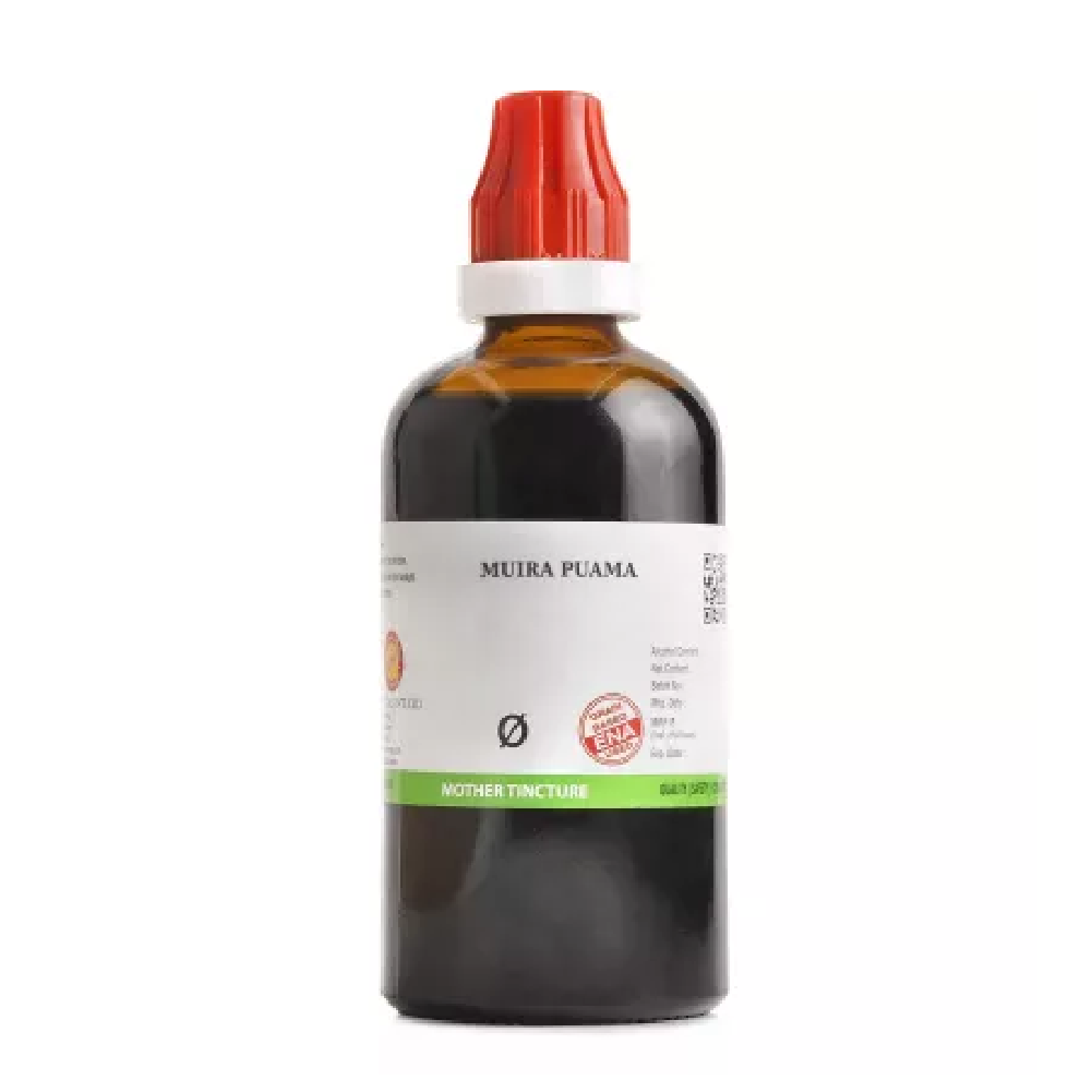 BJain-Muira-Puama-1X-Q-100ml.png BJain Muira Puama 1X (Q) Mother Tincture (100ml) for stamina and vitality - Image 1