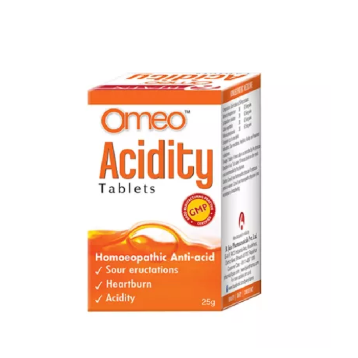 BJain Omeo Acidity Tablets (25g) For Acidity, Indigestion - Image 4
