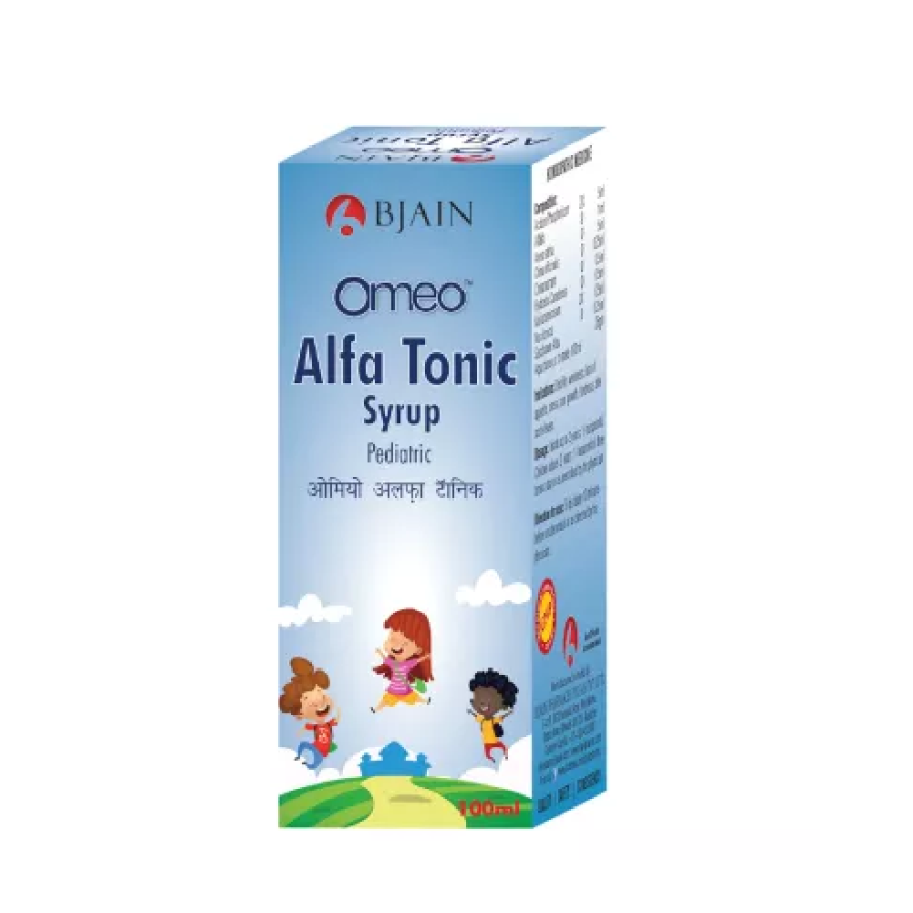 BJain-Omeo-Alfa-Tonic-Pediatric-100ml-1.png BJain Omeo Alfa Tonic Pediatric (100ml) For Reduce Weakness & Stress - Image 1