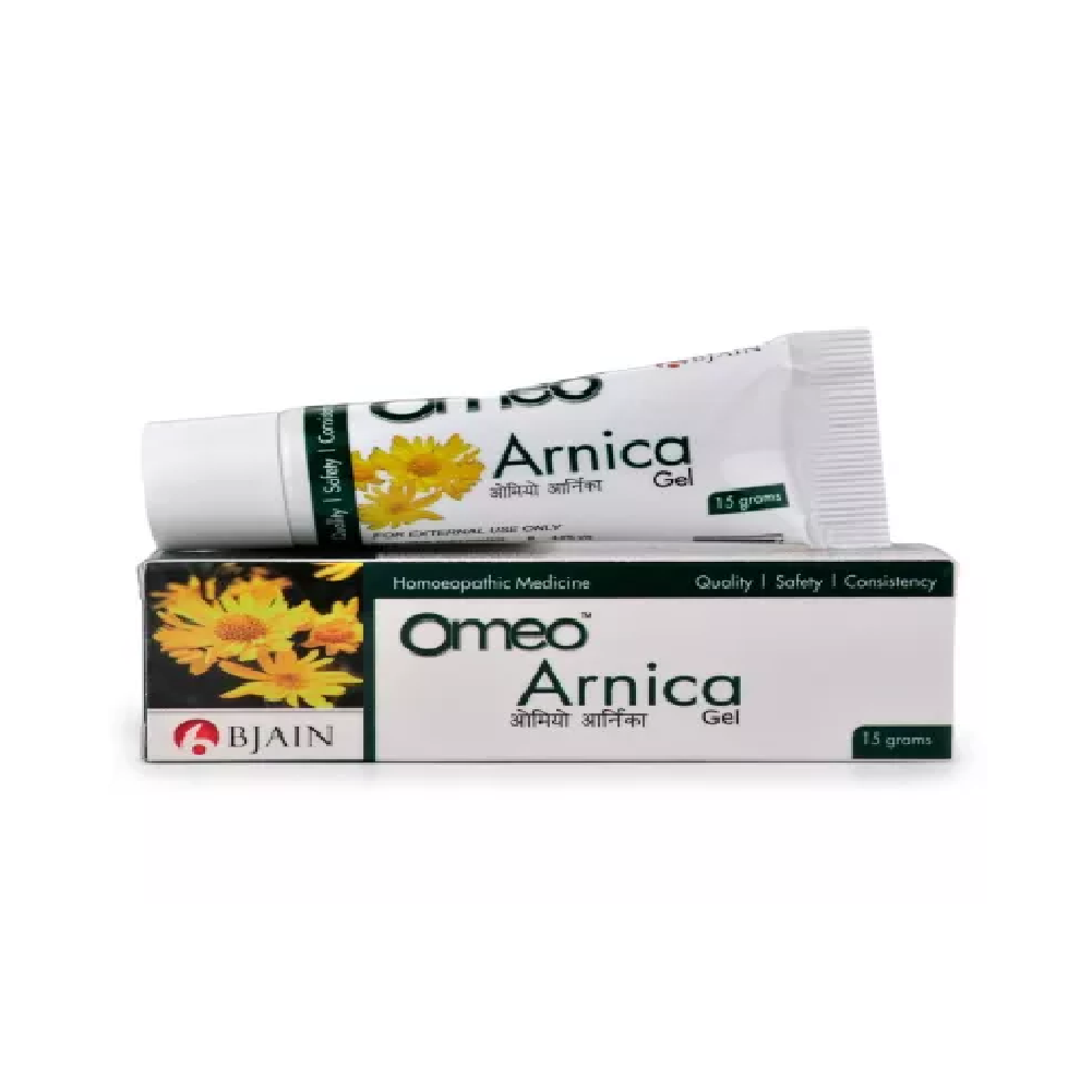 BJain-Omeo-Arnica-Gel-15g.png BJain Omeo Arnica Ointment (15g) For Joint Pains, Muscular Pains - Image 1