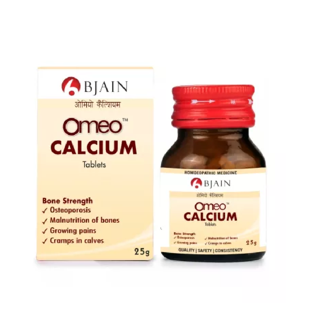 BJain-Omeo-Calcium-Tablets-25g-1.png BJain Omeo Calcium Tablets (25g) For Pain Relief - Image 1