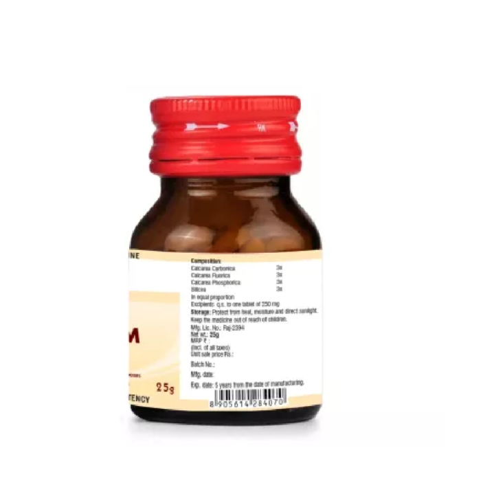 BJain Omeo Calcium Tablets (25g) For Pain Relief - Image 2