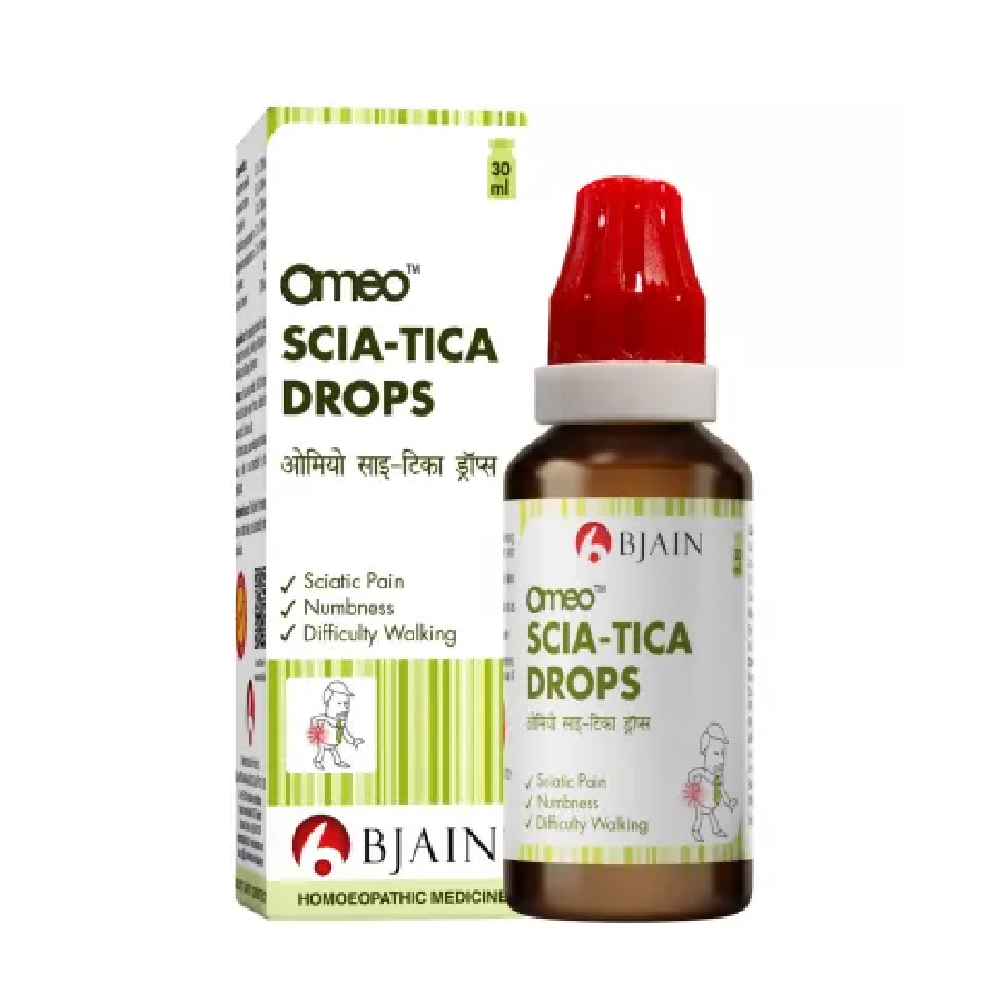 BJain-Omeo-Scia-tica-Drops-30ml-1.png BJain Omeo Scia-tica Drops (30ml) For Leg Pain - Image 1