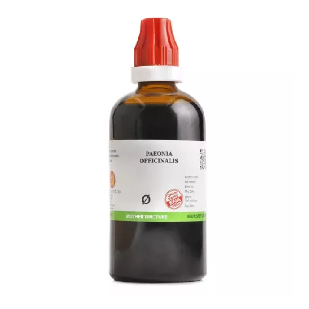 BJain-Paeonia-Officinalis-1X-Q-100ml.png BJain Paeonia Officinalis 1X (Q) Mother Tincture (100ml) For Piles, Weakness - Image 1