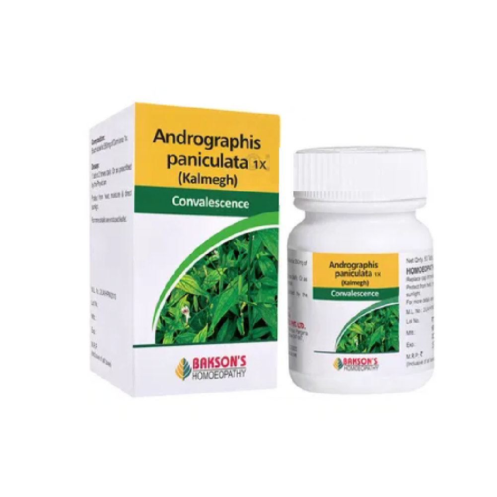Bakson-Homeopathic-ANDROGRAPHIS-PANICULATA-KALMEGH-1X-50-Tablet-1.png Bakson Homeopathic ANDROGRAPHIS PANICULATA (KALMEGH) 1X (50 Tablet) - Image 1