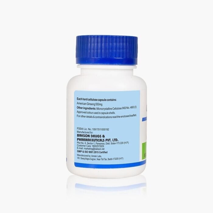 Bakson's Homeopathy Ginseng Plus (30 Capsules) immunity booster,enhancing energy - Image 2
