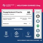 Carbamide Forte 10 mg Melatonin Gummies to Sleep | Sleep Gummies for Men and Women | Gummies for Deep Sleep | Sleep Supplements | 60 Veg Sugar Free Melatonin Gummies 10mg - Image 2