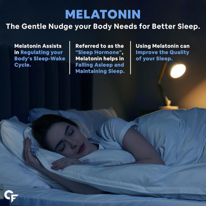 Carbamide Forte 10 mg Melatonin Gummies to Sleep | Sleep Gummies for Men and Women | Gummies for Deep Sleep | Sleep Supplements | 60 Veg Sugar Free Melatonin Gummies 10mg - Image 5