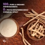 Carbamide Forte 100% Organic Ashwagandha Powder 100gm - Withania Somnifera | Pure Ashwagandha Powder Organic May Support Muscle Recovery & Boost Energy Level | USDA Certified Ashwagandha Supplements for Vitality, Strength & Stress Management | 100gm Powder - Image 3