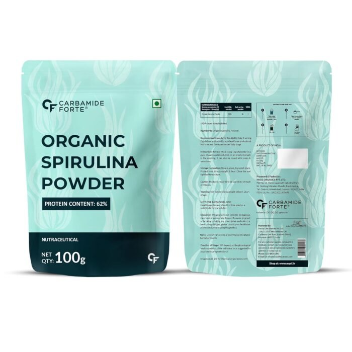 Carbamide Forte 100% Organic Spirulina Powder | Spirulina | Spirulina Powder Organic - 100g - Image 11
