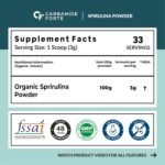 Carbamide Forte 100% Organic Spirulina Powder | Spirulina | Spirulina Powder Organic - 100g - Image 2