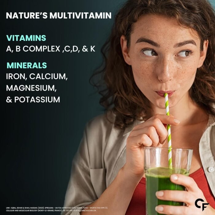 Carbamide Forte 100% Organic Spirulina Powder | Spirulina | Spirulina Powder Organic - 100g - Image 9