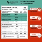 Carbamide Forte ACV Apple Cider Vinegar Tablets | ACV Moringa for Weight Loss with Cinnamon and Moringa Powder | No Maltodextrin & No Added Sugar | 15 ACV Effervescent Tablets (Pack of 2) - Image 2