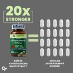 Carbamide Forte Ashwagandha KSM66 600mg - 60 Tablets I KSM 66 Ashwagandha Tablets for Men & Women | Supports Stress Management & Muscle Recovery - Image 4