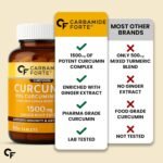 Carbamide Forte Curcumin Tablets with Piperine and 95% Curcuminoids | Anti inflammatory Supplement for Adults | With Curcuma Longa, Turmeric & Ginger Root extract | 90 Veg Tablets - Image 9